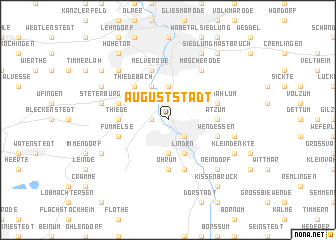 map of Auguststadt