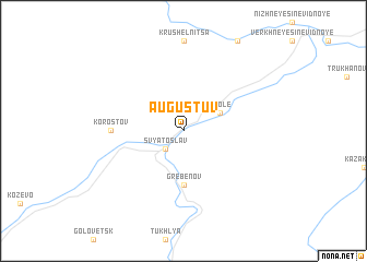 map of Augustuv