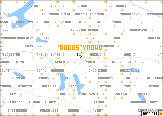 map of Augustynowo