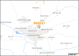 map of August