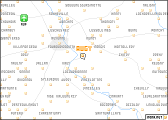 map of Augy