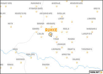 map of Auhkē