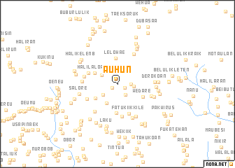 map of Auhun