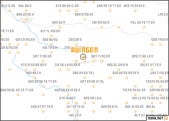 map of Auingen
