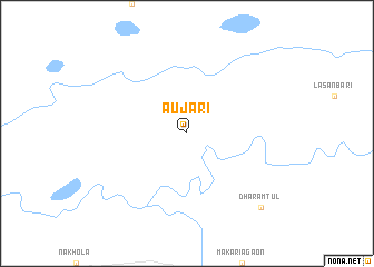 map of Aujāri