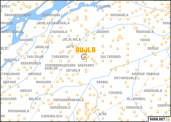 map of Aujla