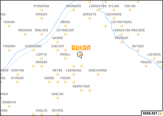 map of Aukan