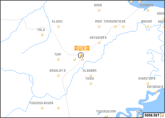 map of Auka