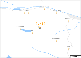 map of Aukea