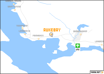 map of Auke Bay