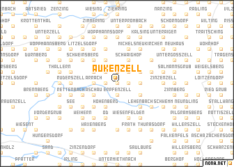 map of Aukenzell