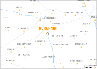 map of Aukerman