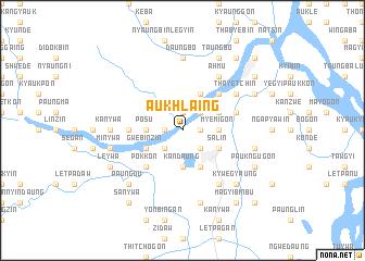 map of Aukhlaing