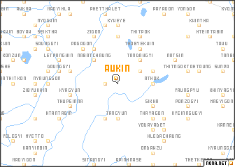 map of Aukin