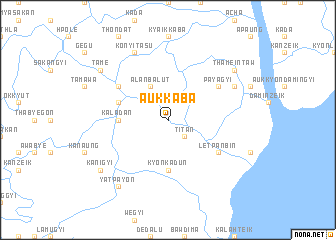 map of Aukkaba