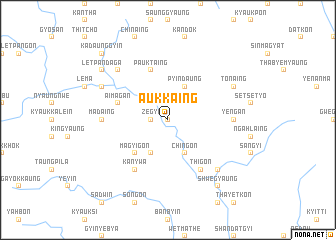 map of Auk Kaing