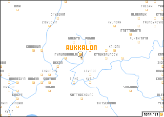 map of Aukkalon