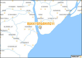 map of Auk Kyôndamingyi