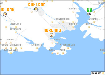 map of Aukland