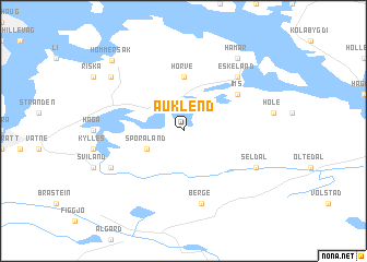 map of Auklend