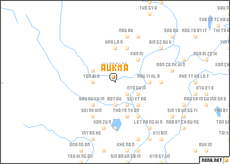 map of Aukma