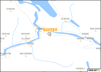 map of Aukner