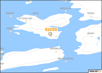 map of Aukra