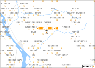 map of Aukseindaw