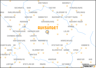 map of Auk Sundet