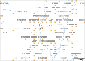 map of Auk-taung-ya