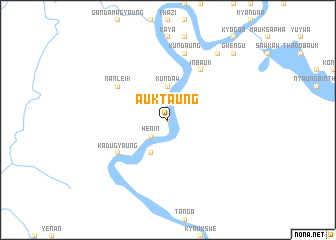 map of Auktaung