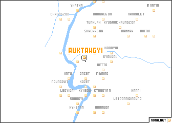 map of Auktawgyi