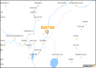 map of Auktaw