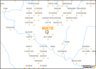 map of Aukte