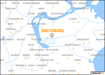 map of Aukthaung