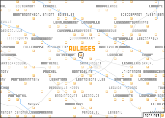 map of Aulages