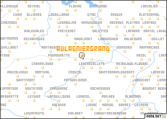 map of Aulagnier Grand