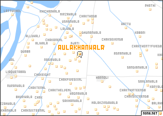 map of Aula Khānwāla