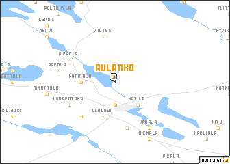 map of Aulanko