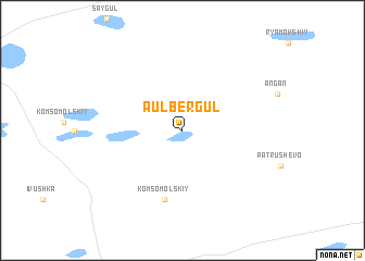 map of Aul-Bergul\