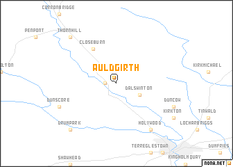 map of Auldgirth