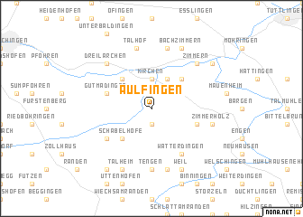 map of Aulfingen