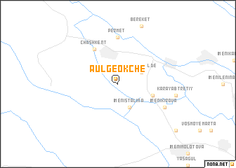 map of Aul Geok-Che