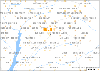 map of Aulnat