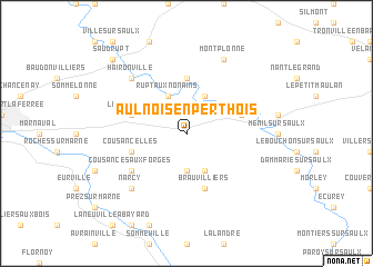 map of Aulnois-en-Perthois