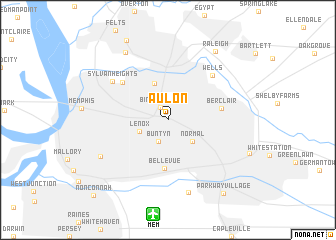 map of Aulon