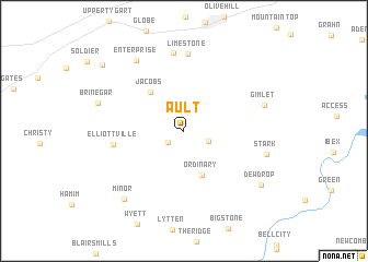map of Ault