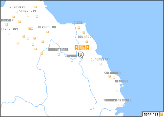 map of Auma