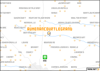 map of Auménancourt-le-Grand