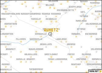 map of Aumetz